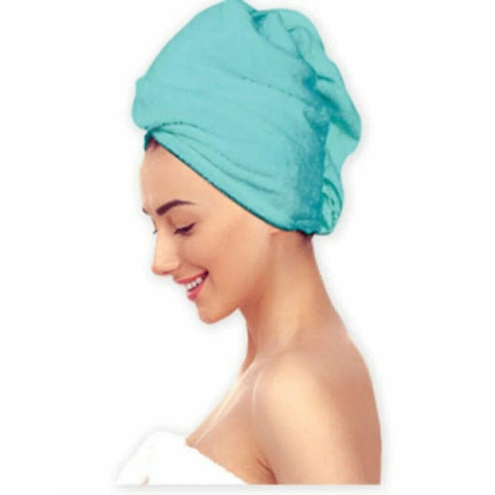 Lemon Lavender Microfiber Turbo Hair Towel